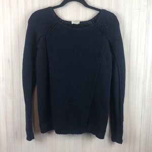 CLUB  MONACO CHUNKY KNIT COTTON SWEATER